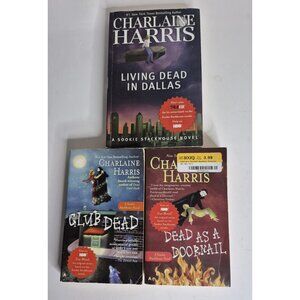 Charlaine Harris True Blood Series Paperback Book 3 Books